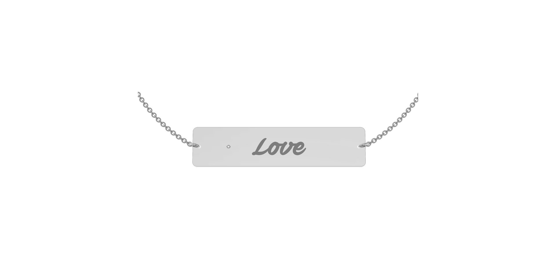 Náramek s diamantem Me and You