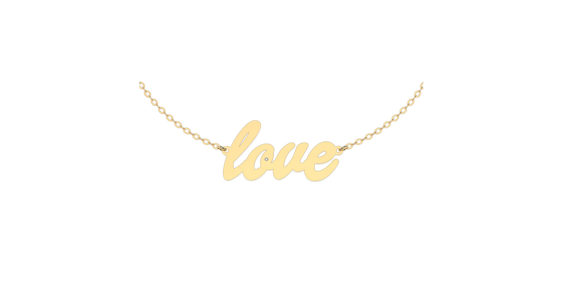 Náramek s diamantem Love