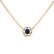 Náhrdelník se safírem Flower Gem2