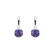 Náušnice s ametystem brazil Bonbon2