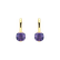 Náušnice s ametystem brazil Bonbon2