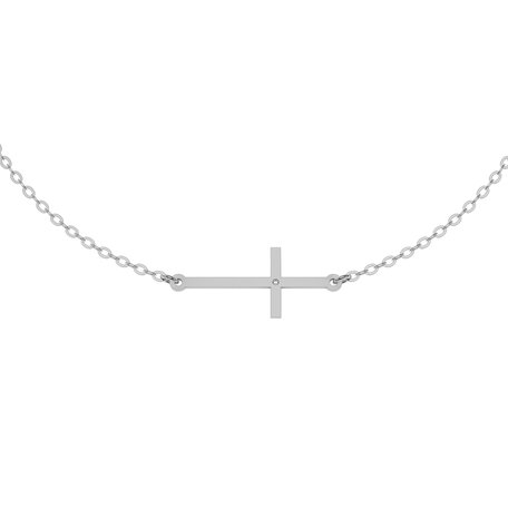 Náramek s diamantem Cross