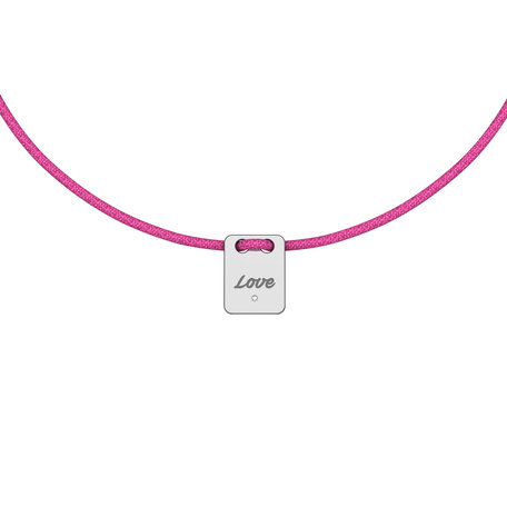 Diamantový náramek se šňůrkou Mini Stamp Love