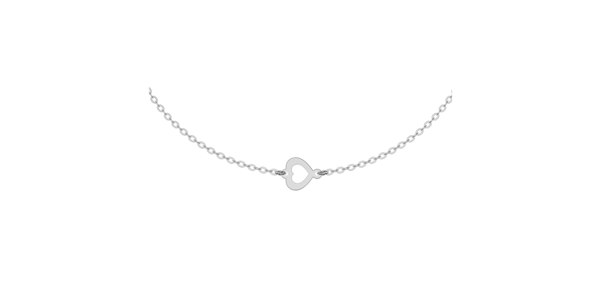 Náramek s diamantem One Heart