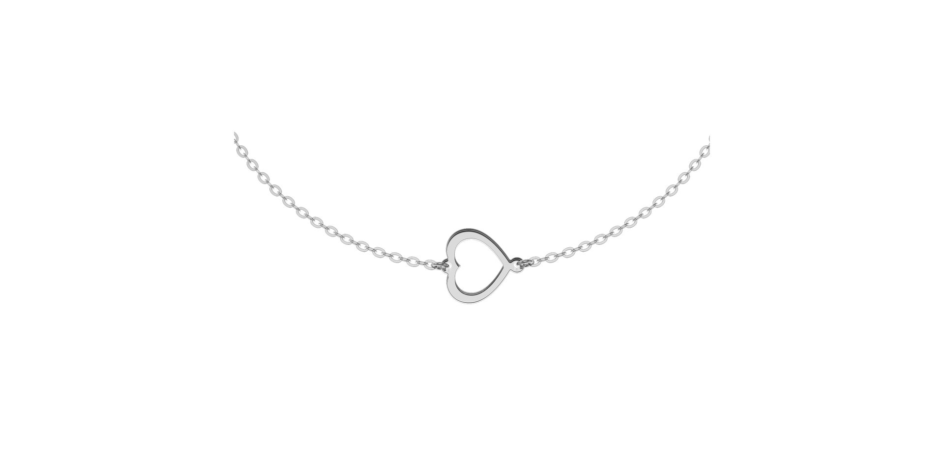 Náramek s diamantem One Heart