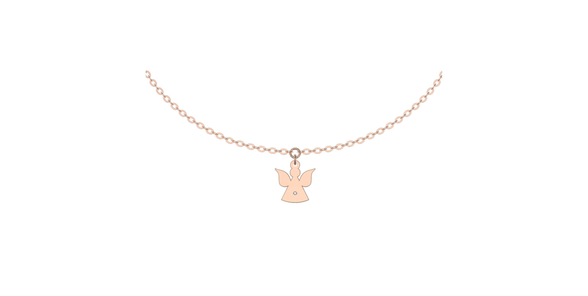 Náramek s diamantem Angel