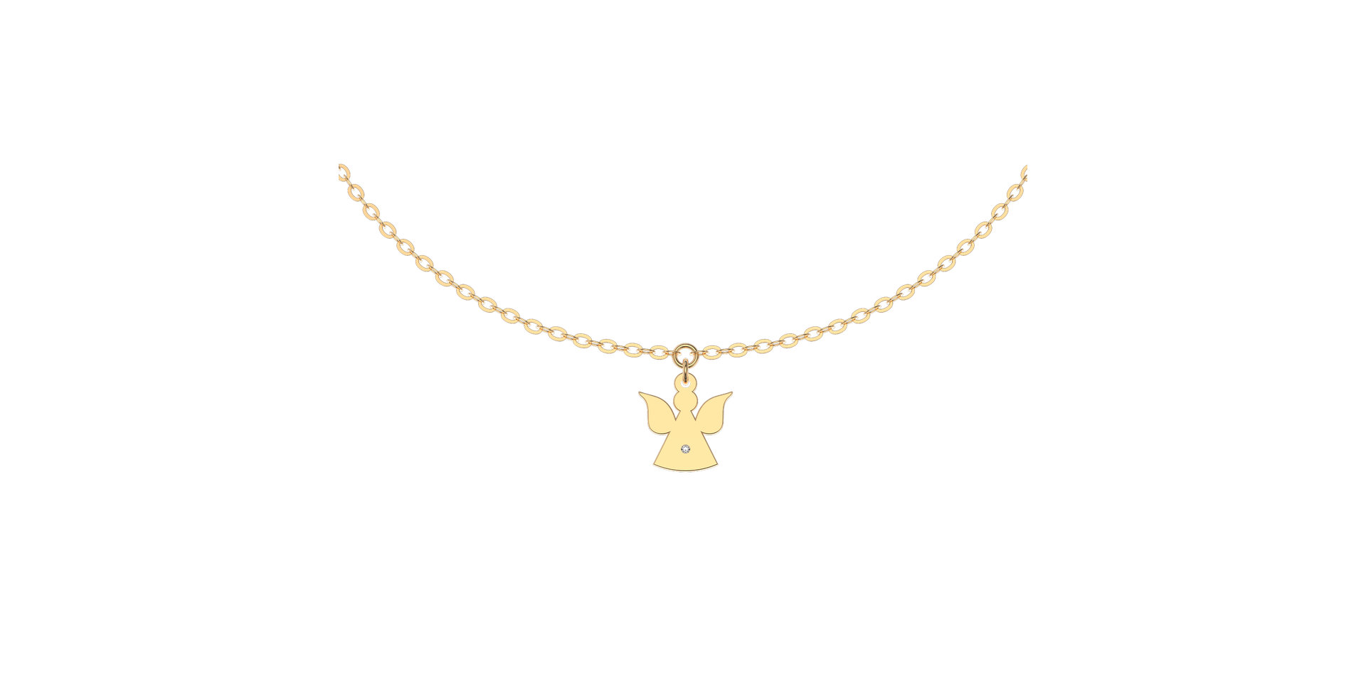 Náramek s diamantem Angel