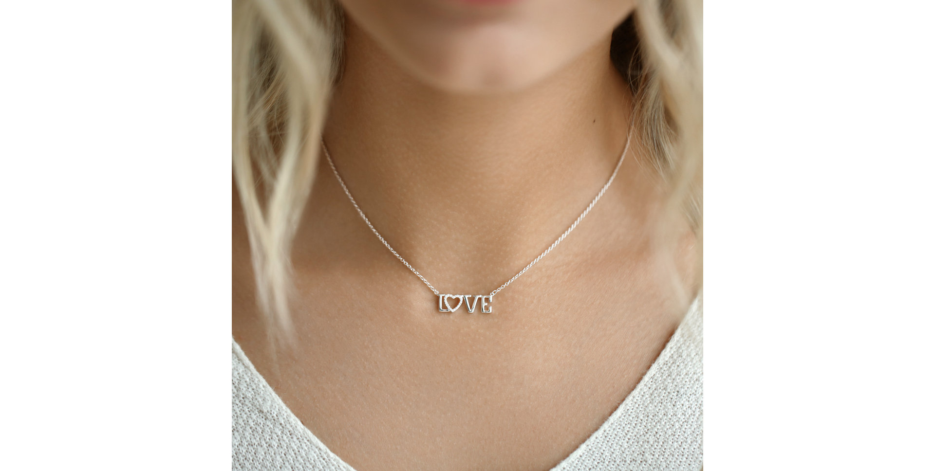 Náhrdelník s diamanty Shimmer Love