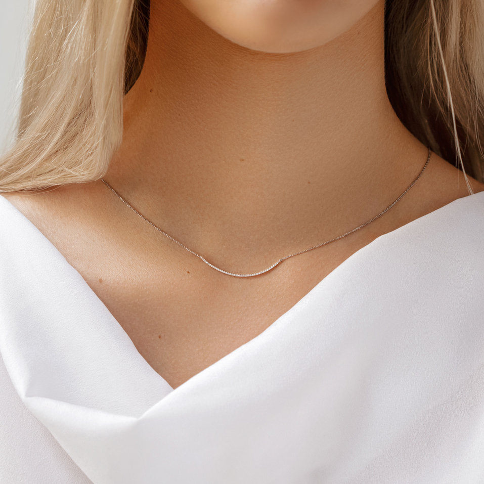Náhrdelník s diamanty Shimmer Line