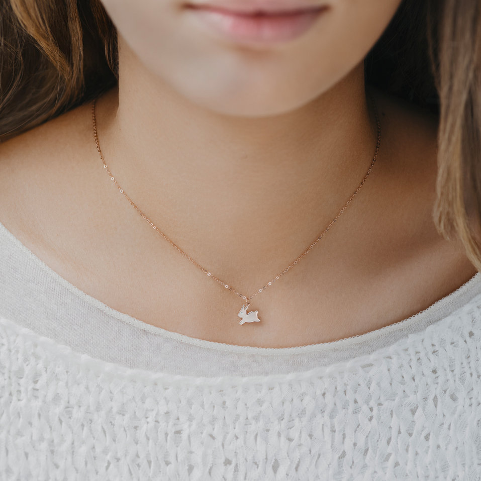 Náhrdelník s diamantem Bunny