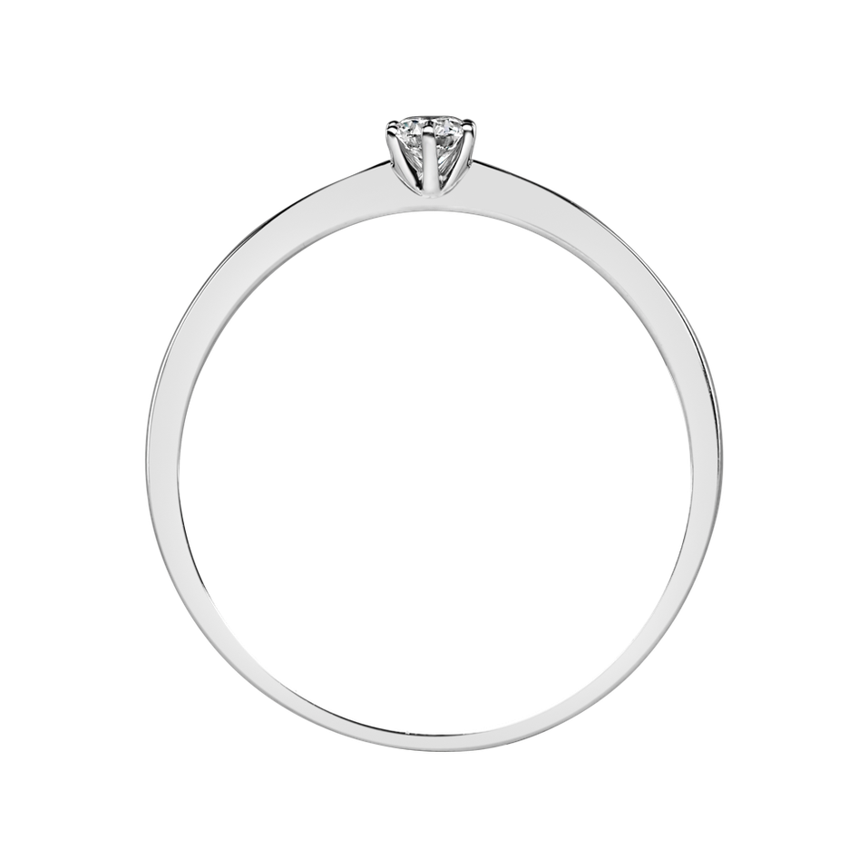 Prsten s diamantem Made with Love
