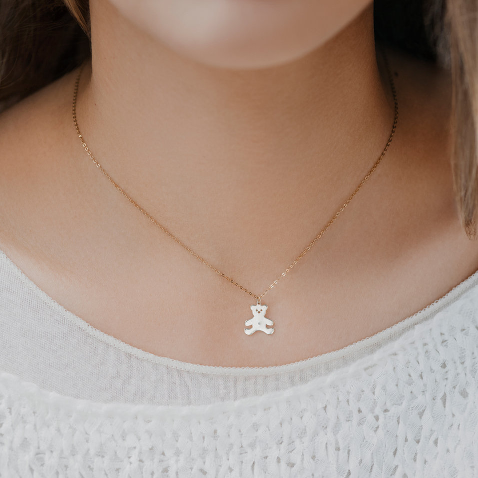 Náhrdelník s diamantem Teddy