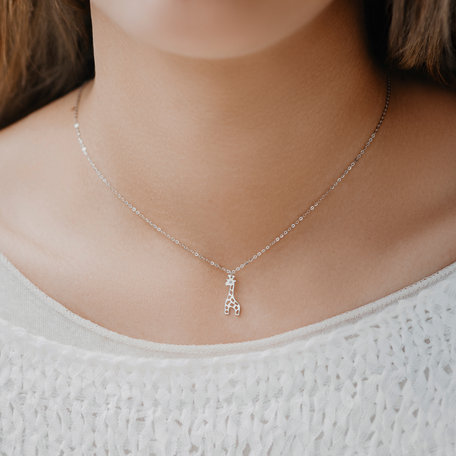 Náhrdelník s diamantem Giraffe