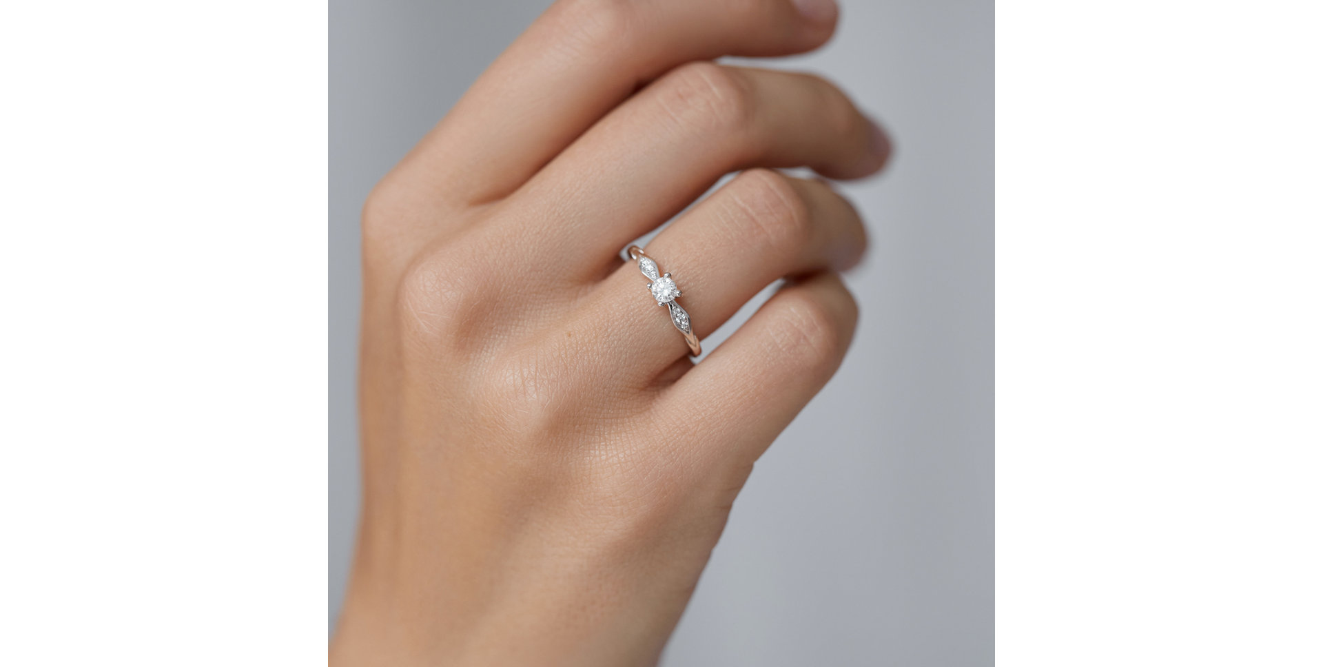 Prsten s diamanty Stellar Shape