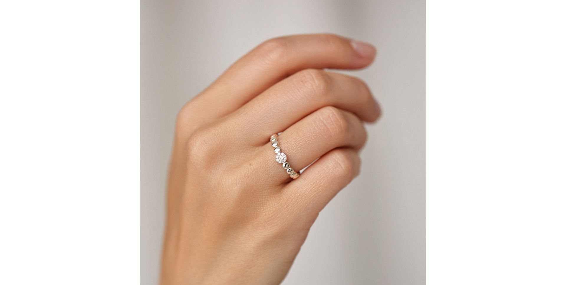 Prsten s diamanty Unique Bubbles