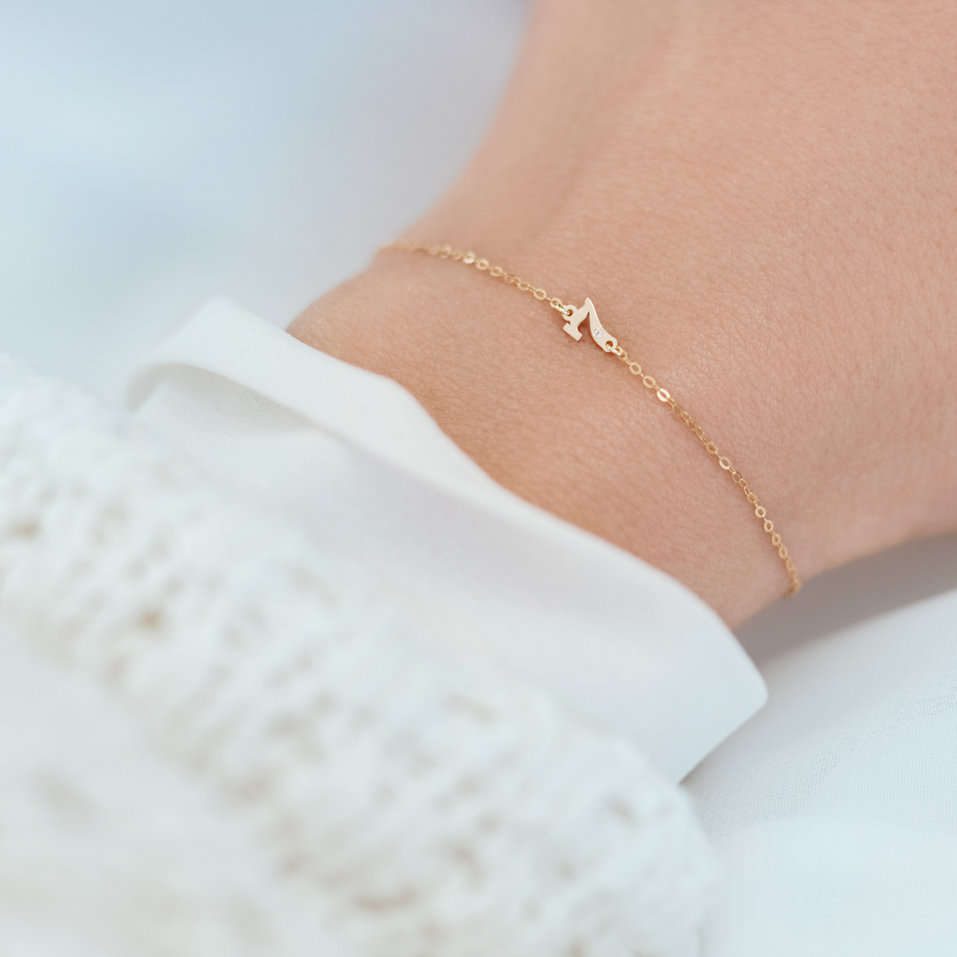 Náramek s diamantem Lucky Seven