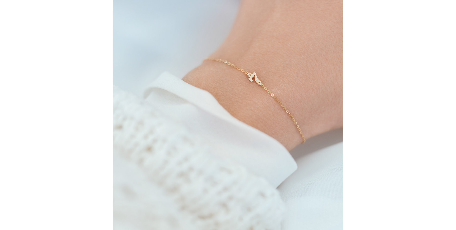 Náramek s diamantem Lucky Seven