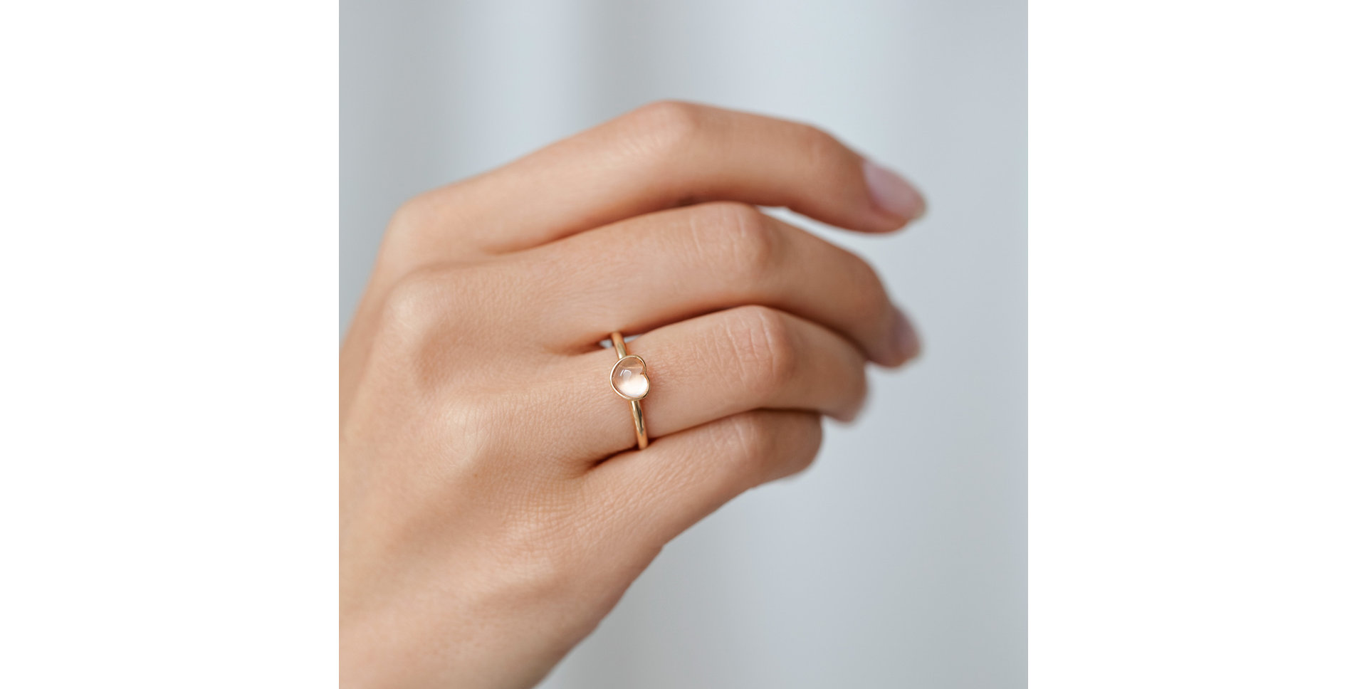 Prsten s chalcedonem blue Bonbon