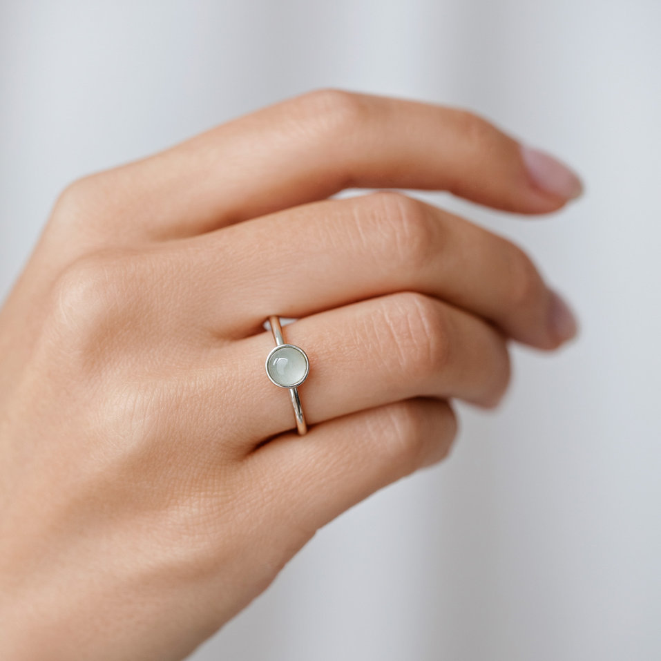 Prsten s akvamarínem Bonbon