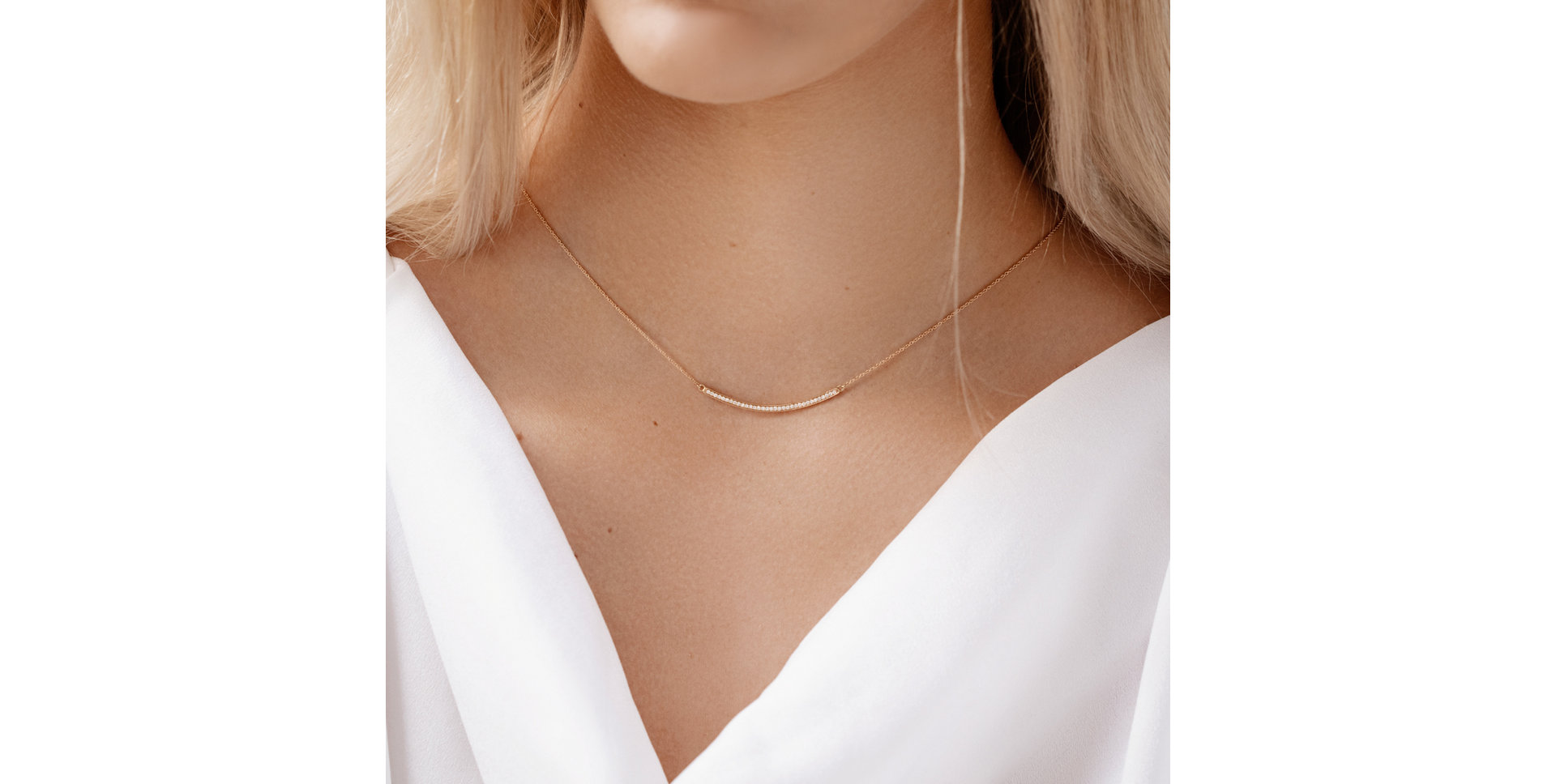 Náhrdelník s diamanty Essential