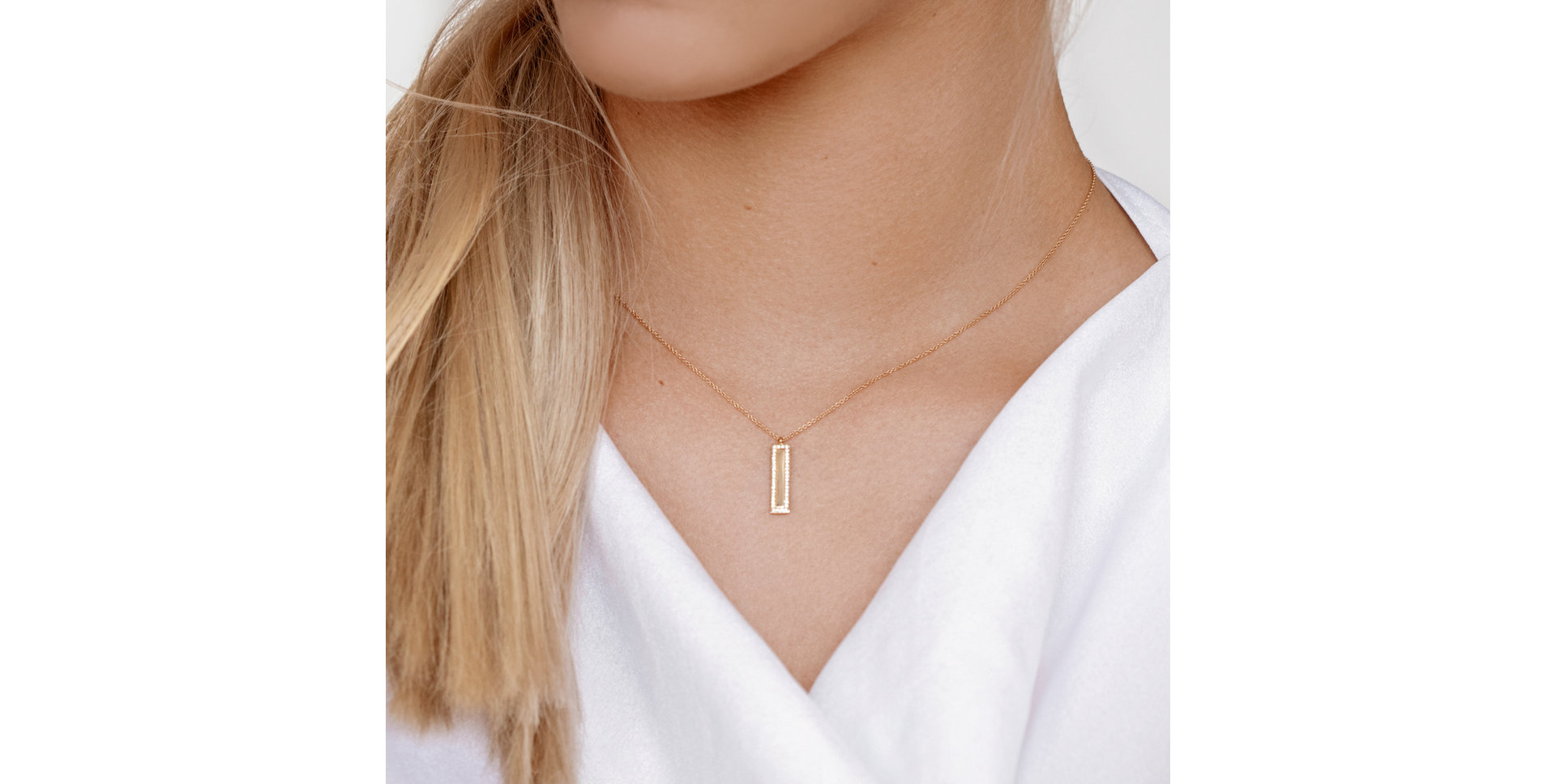 Náhrdelník s diamanty Diamond Shimmer