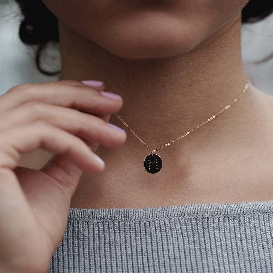 Náhrdelník s diamanty Diamond Coins U