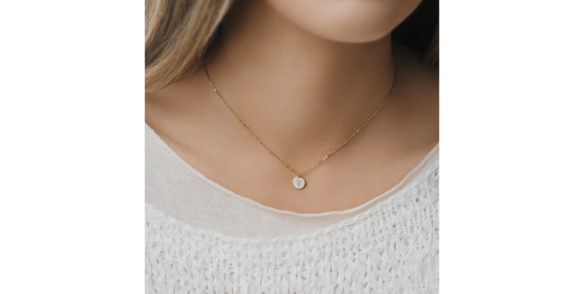Náhrdelník s diamantem Little Coins Y