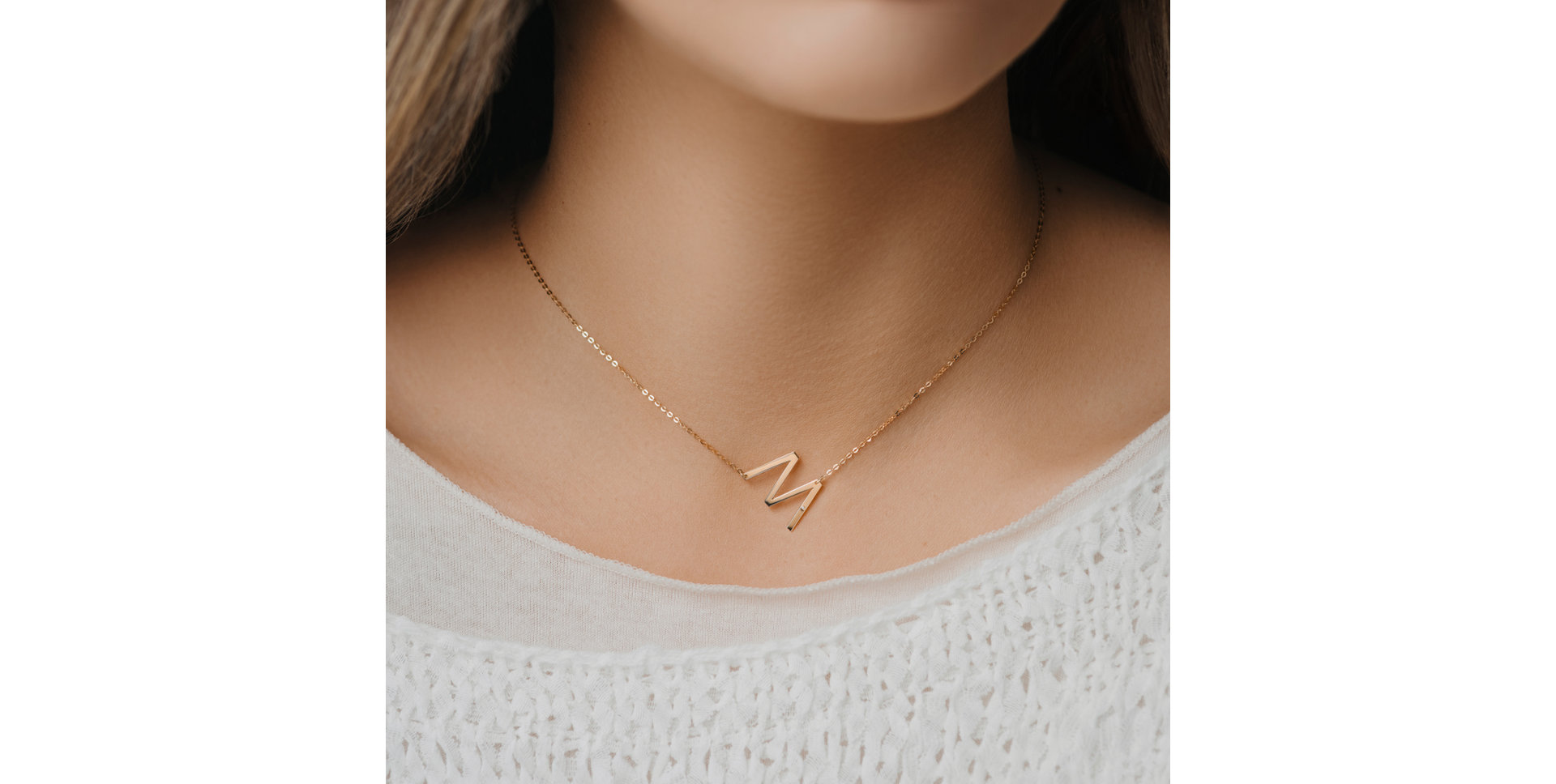 Náhrdelník s diamantem Big Line M