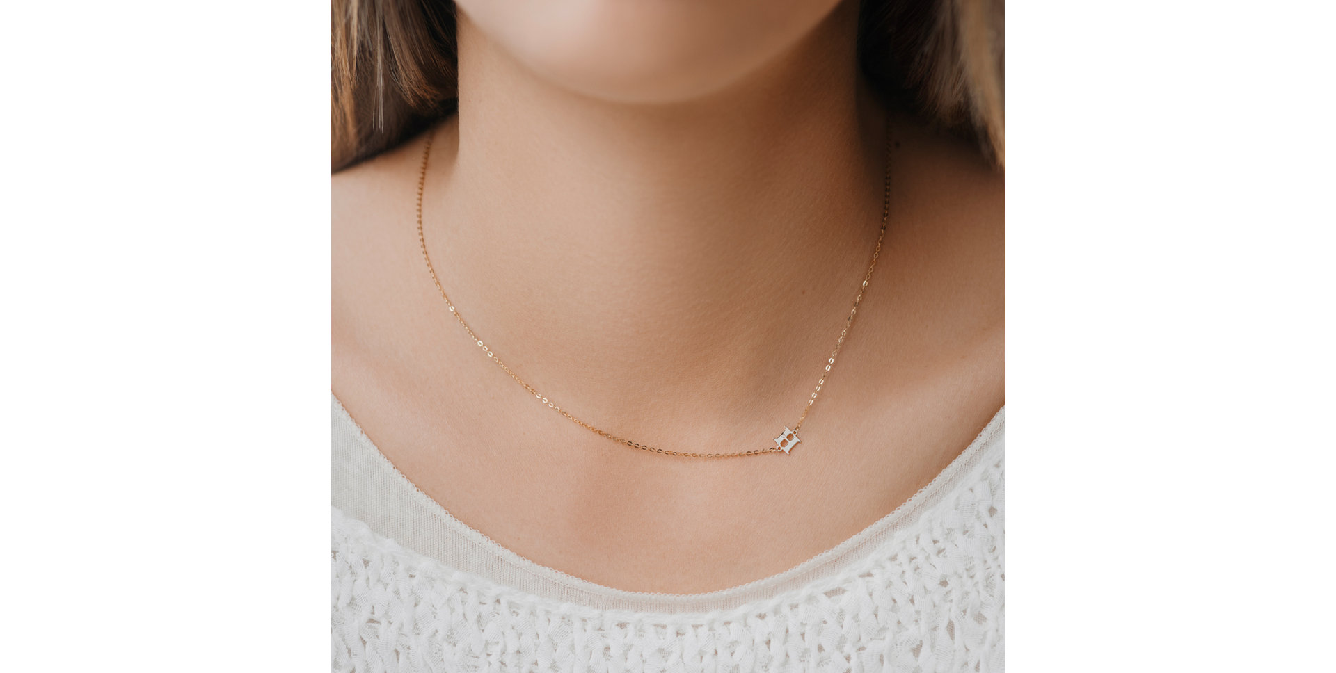 Náhrdelník s diamantem Big Line F