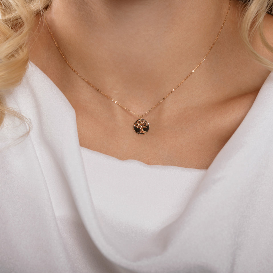 Náhrdelník s diamantem Tree of Life