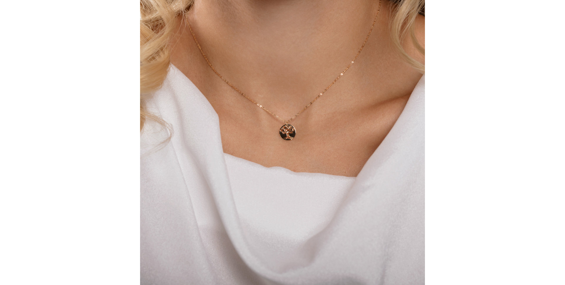 Náhrdelník s diamantem Tree of Life