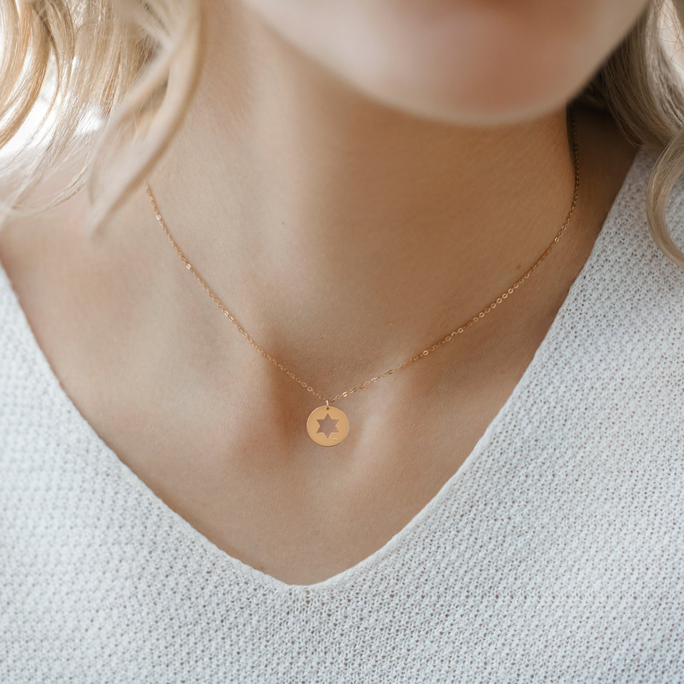 Náhrdelník s diamantem Jude Star