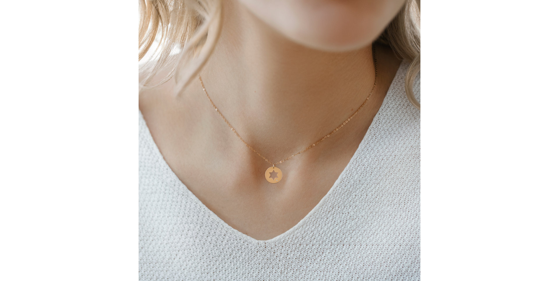 Náhrdelník s diamantem Jude Star