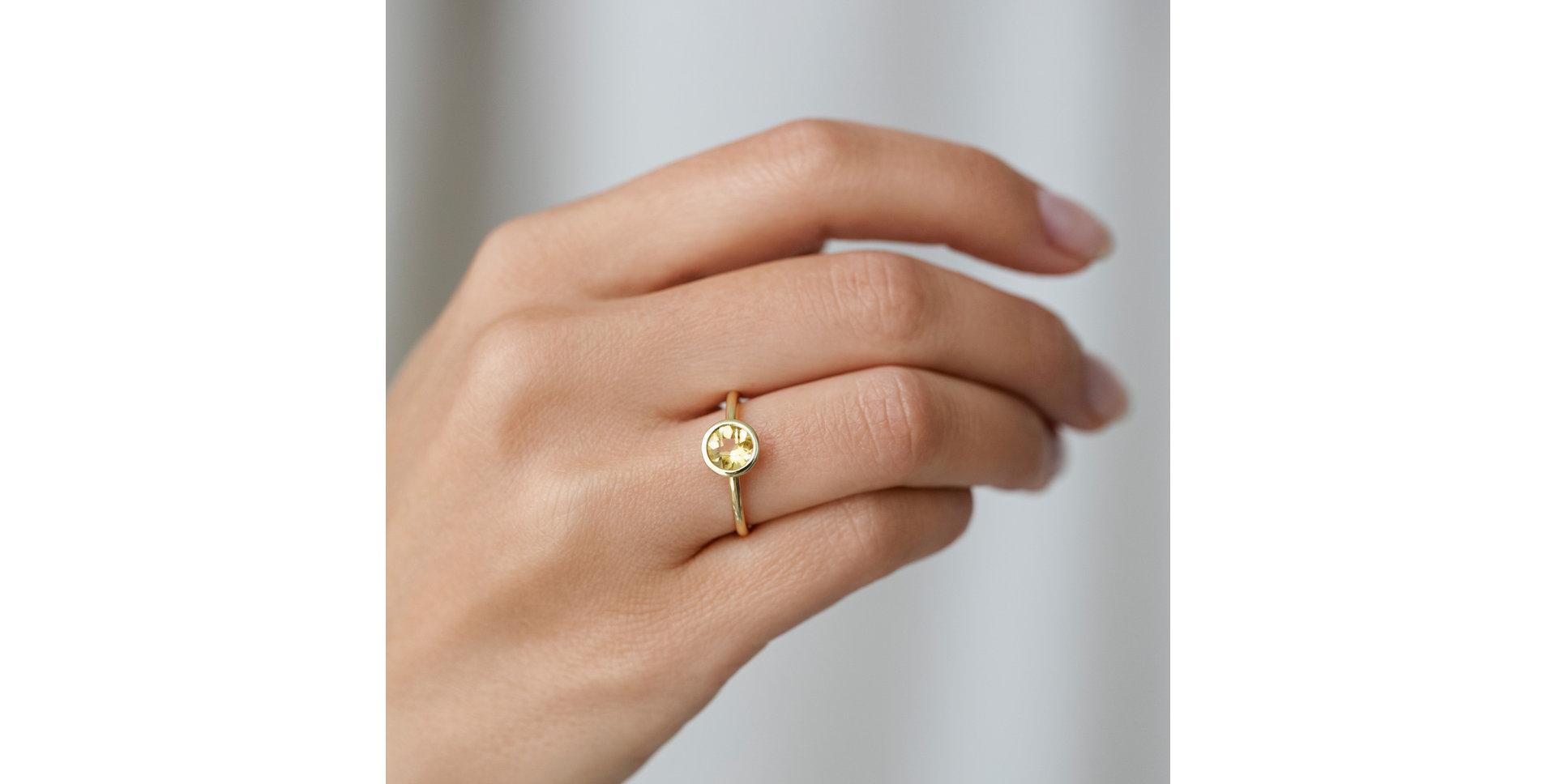 Prsten s růžovým granátem Bonbon