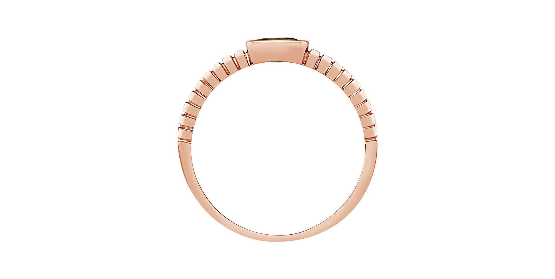 Prsten se smoky quartzem Bonbon