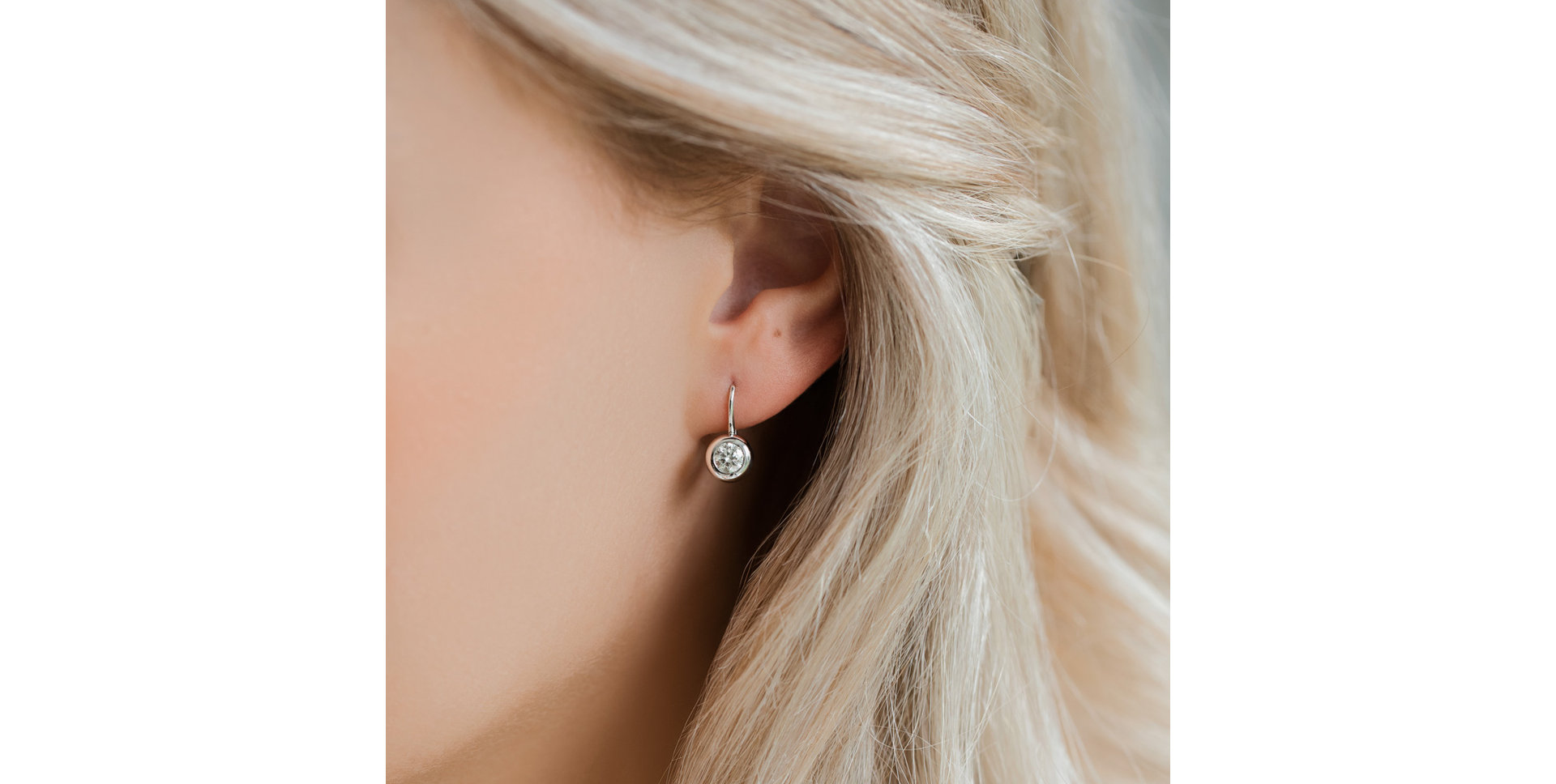 Náušnice s diamantem Sparkling Dots