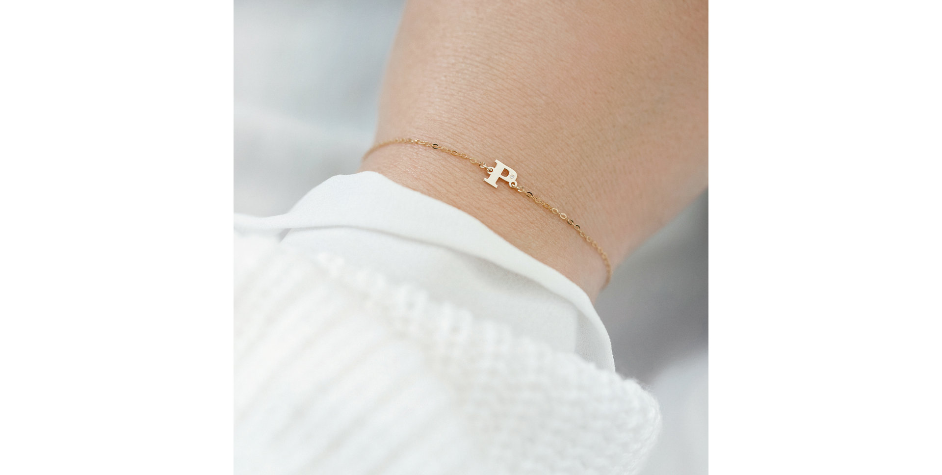 Náramek s diamantem Classic Big U