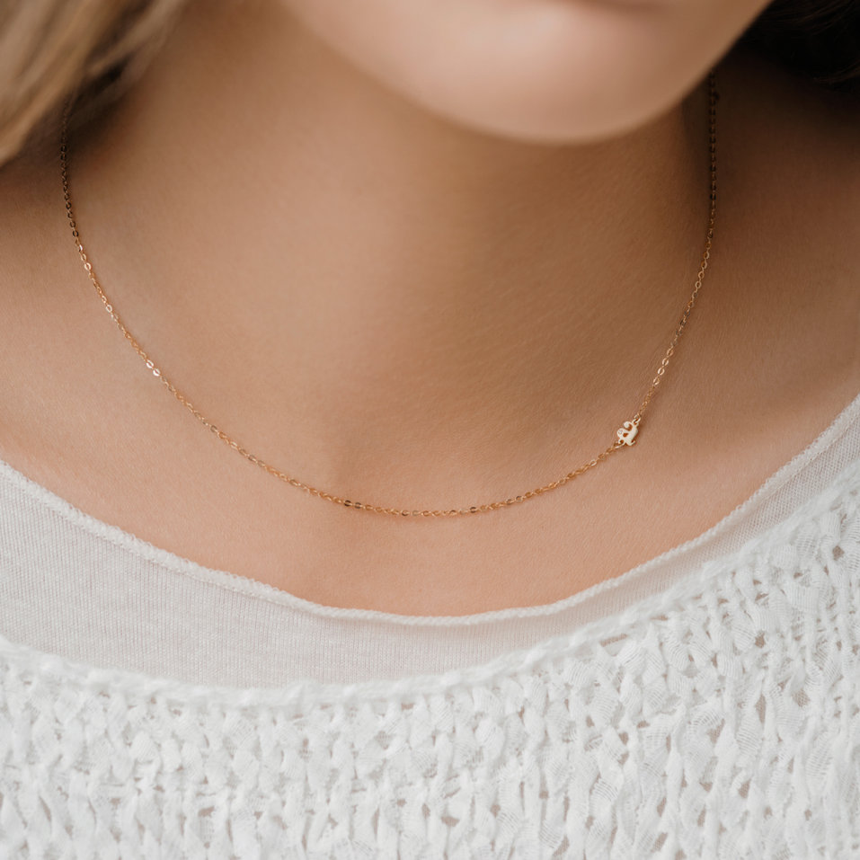 Náhrdelník s diamantem Big Classic A