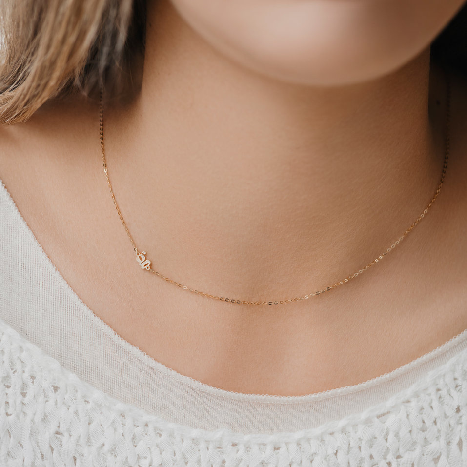 Náhrdelník s diamantem Big Classic Y