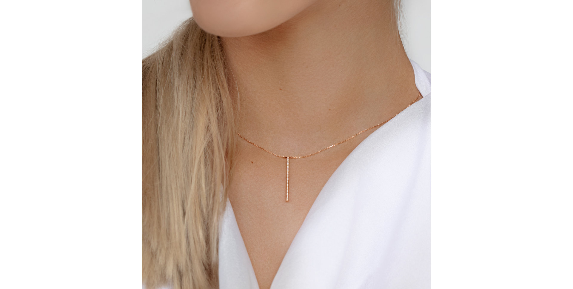 Náhrdelník s diamanty Essential Dash