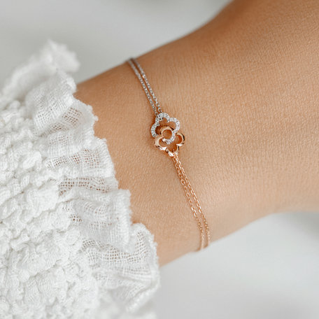 Náramek s diamanty Lucky Shine
