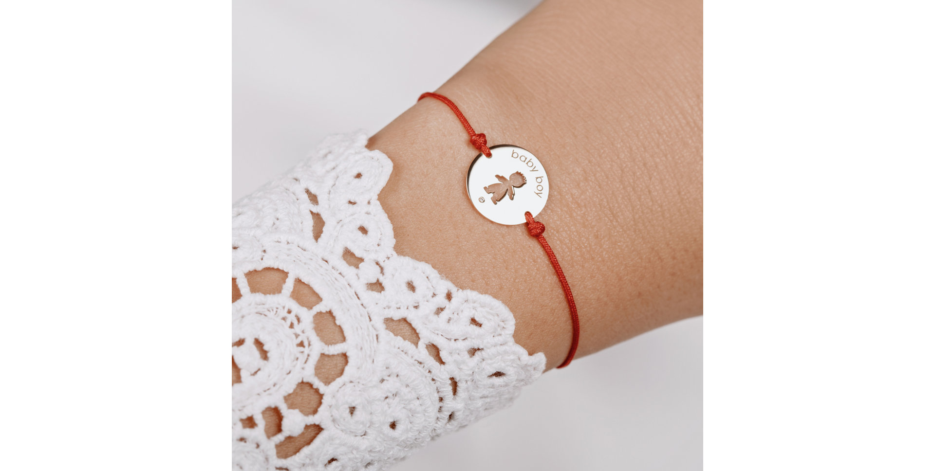 Náramek s diamantem Baby Boy