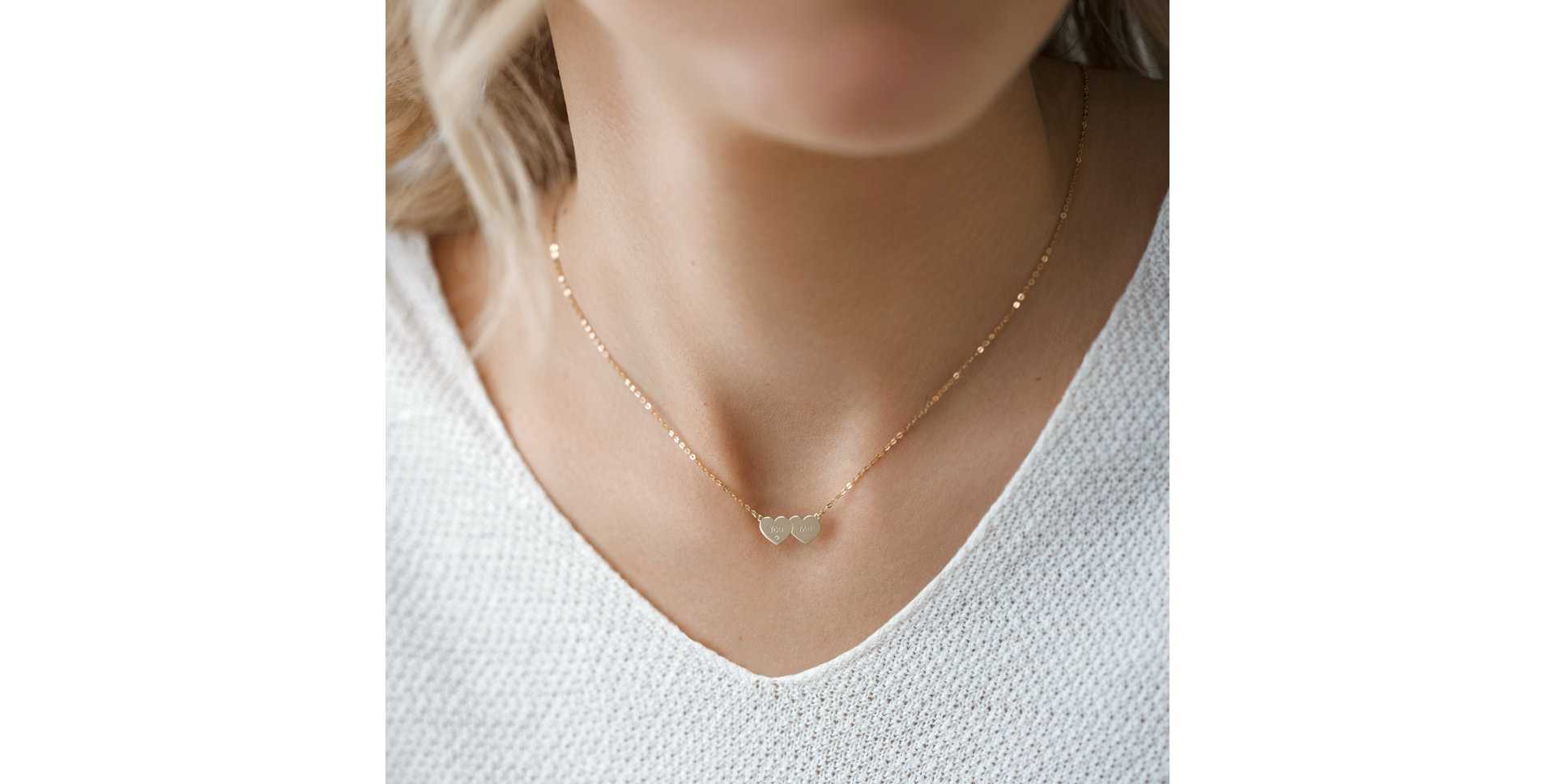 Náhrdelník s diamantem You & Me