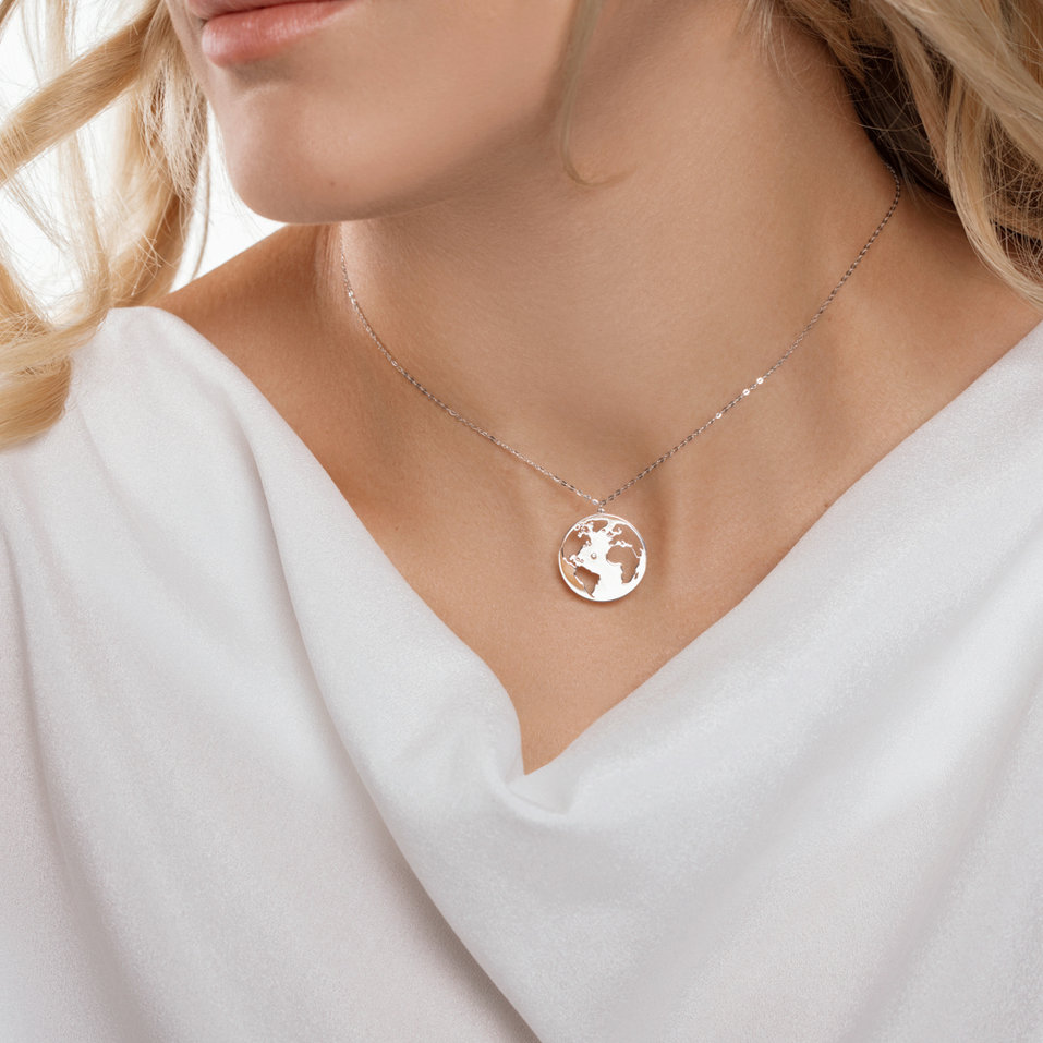 Náhrdelník s diamantem Earth