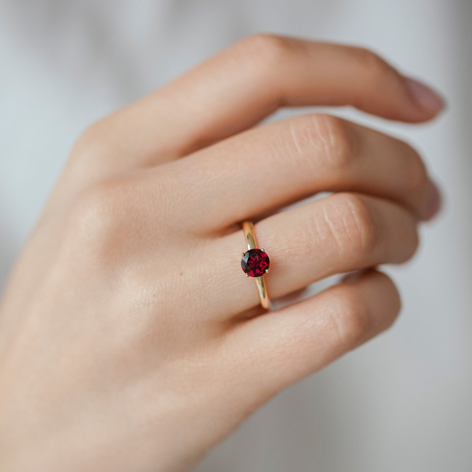 Prsten s ametystem african Bonbon