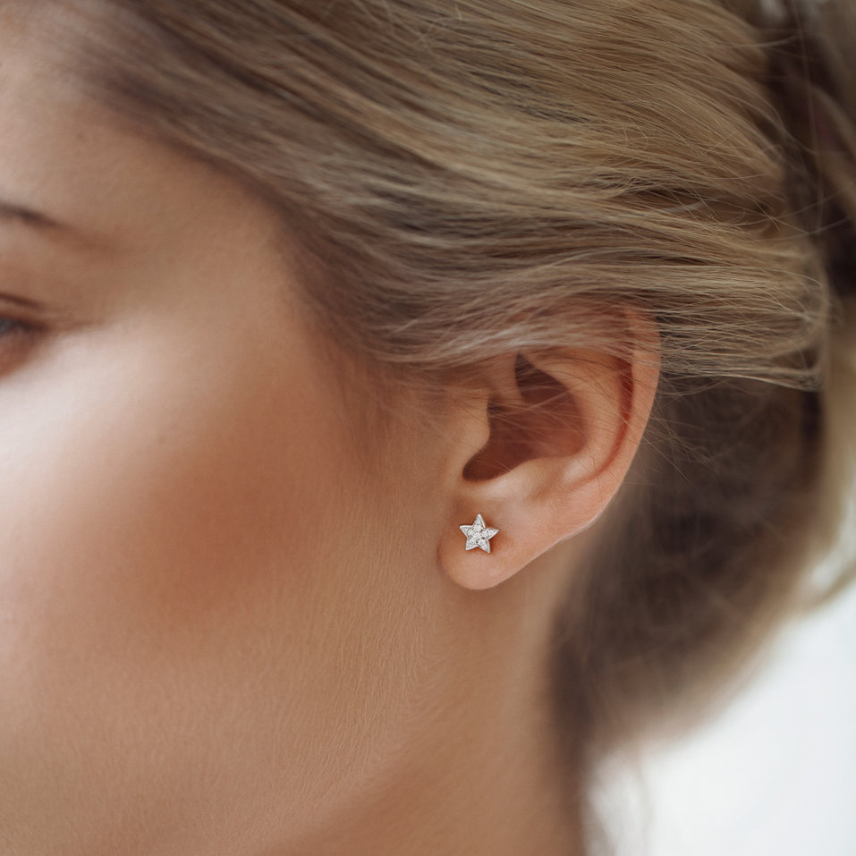 Náušnice s diamanty Amazing Night