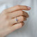 Prsten s diamanty a tanzanitem Princess5