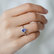 Prsten s diamanty a tanzanitem Princess5