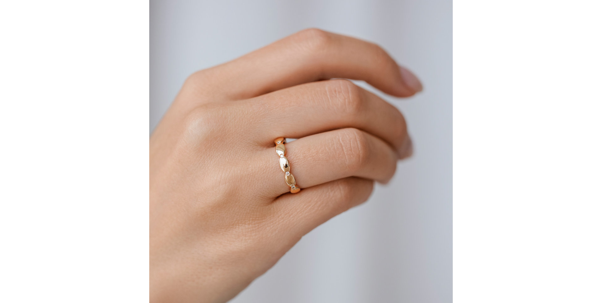 Prsten s diamanty Princess Crown