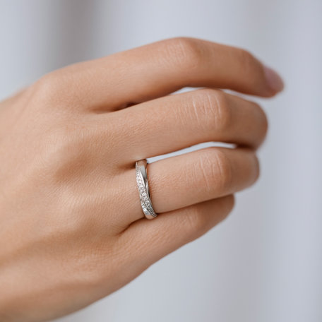 Prsten s diamanty Sleek Line